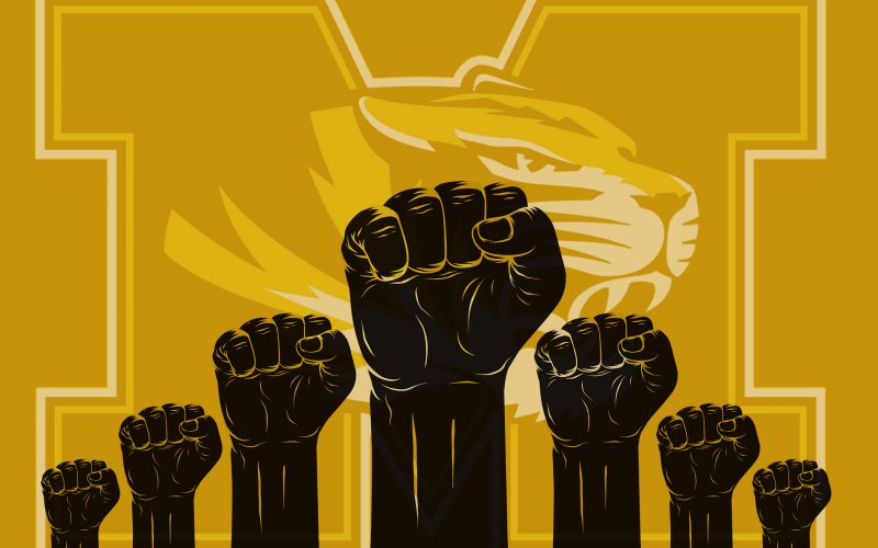 Missouri football team find balls to take a stand