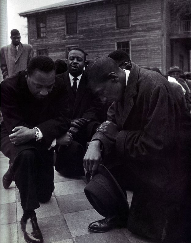 Dr. Martin Luther King took a knee also