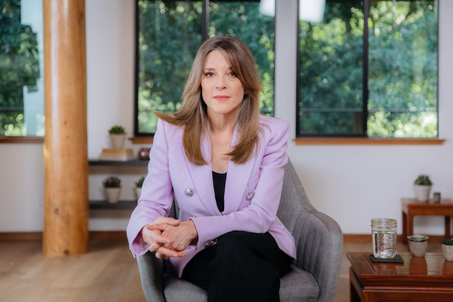Williamson back on campaign trail, inspired by Michigan results